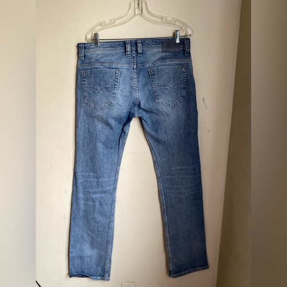 DIESEL Jeans Safado 003A7 Wash White Stitching  5 Pocket Button Fly - Picture 2 of 14